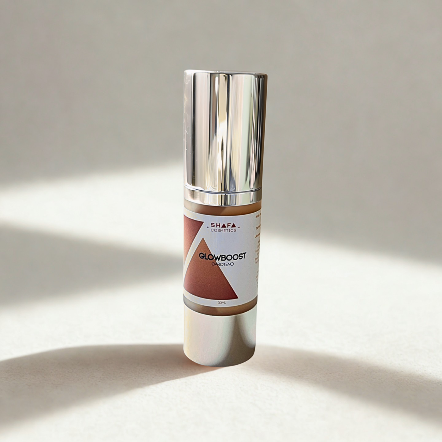 Serum glowboost con betacarotenos y phytoescueleno. Booster iluminador y efecto tensor antioxidante 