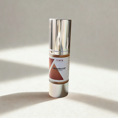 Serum glowboost con betacarotenos y phytoescueleno. Booster iluminador y efecto tensor antioxidante 
