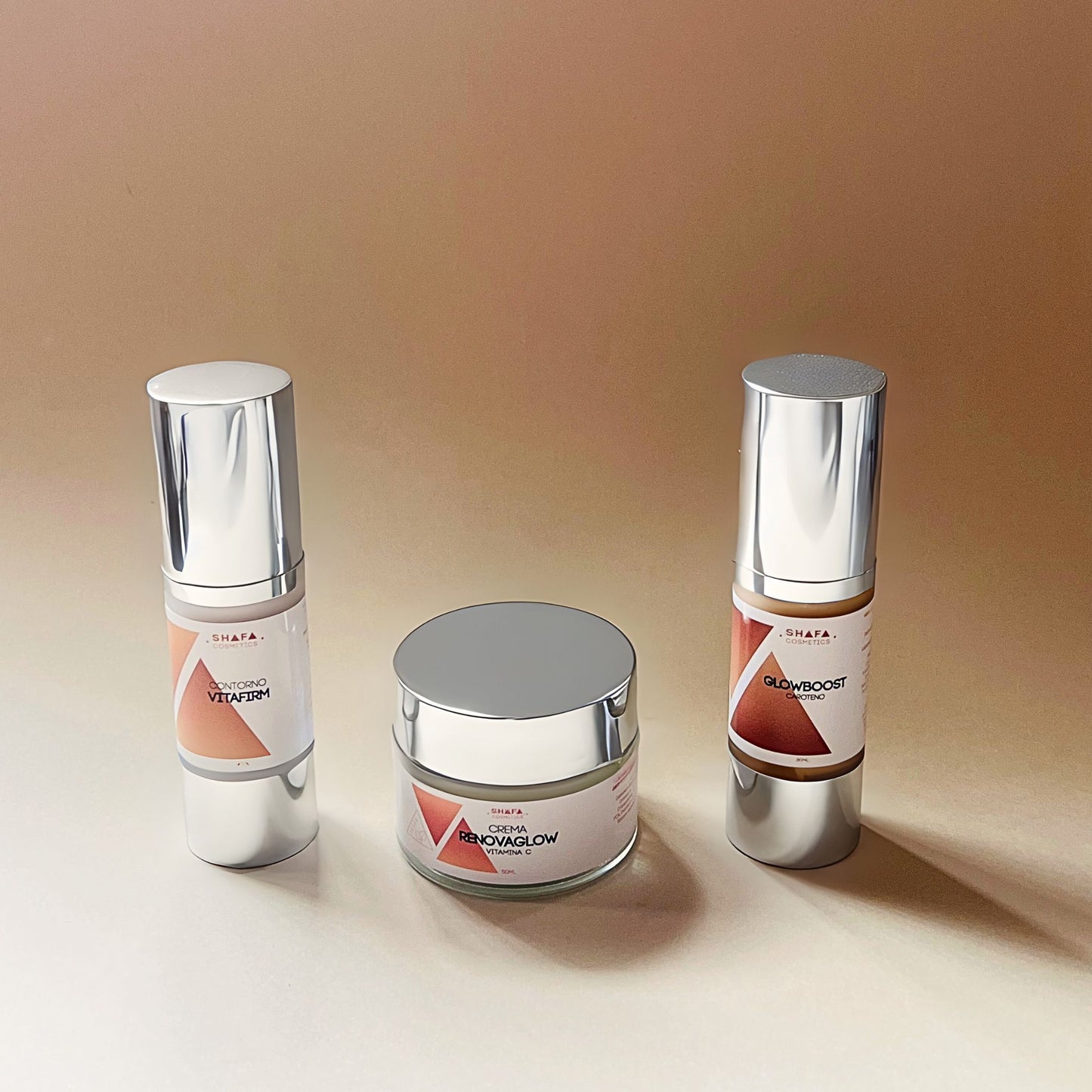 Pack luminosidad y firmeza shafa cosmetics. Retinol, colágeno y betacarotenos